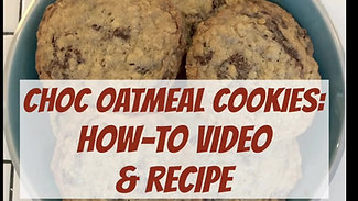 Choc Oatmeal Cookies